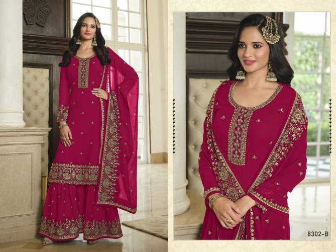8302 Master Color Set Wedding Salwar Suits Catalog
